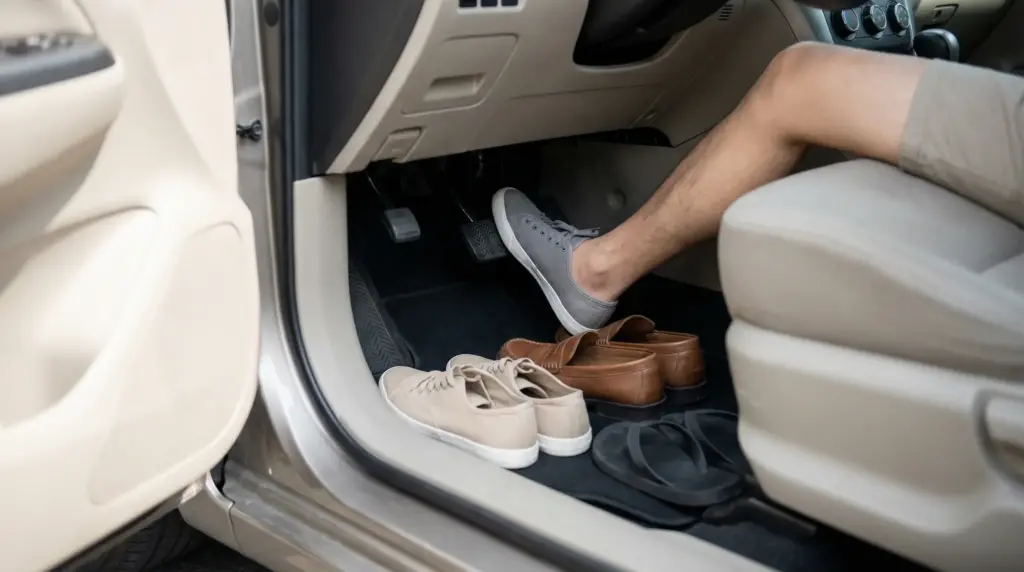 Mit welchen Schuhen darf man Auto fahren? Regeln, Strafen und Empfehlungen 2026 - KFZPick.de