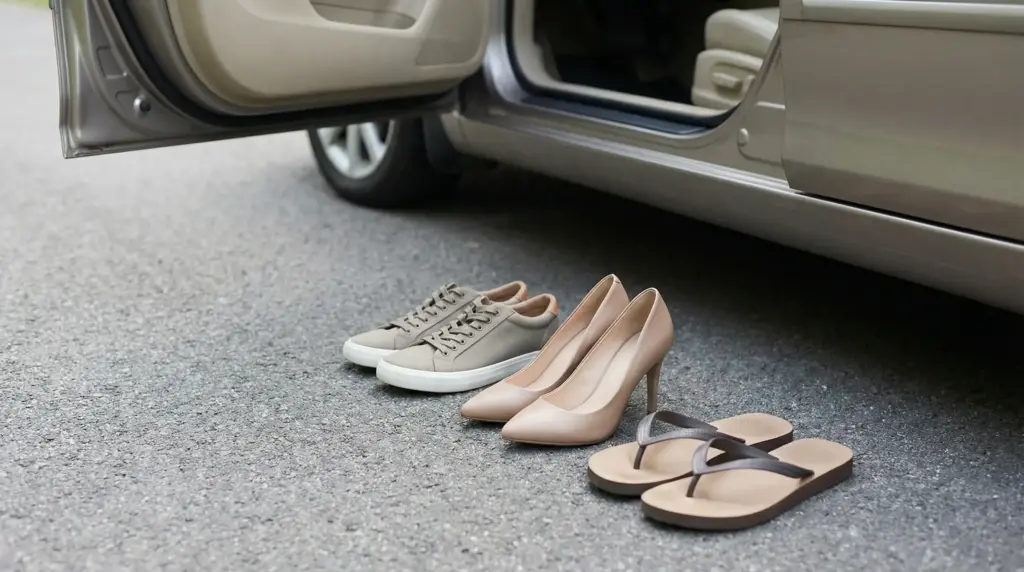 Mit welchen Schuhen darf man Auto fahren? Regeln, Strafen und Empfehlungen 2026 - KFZPick.de