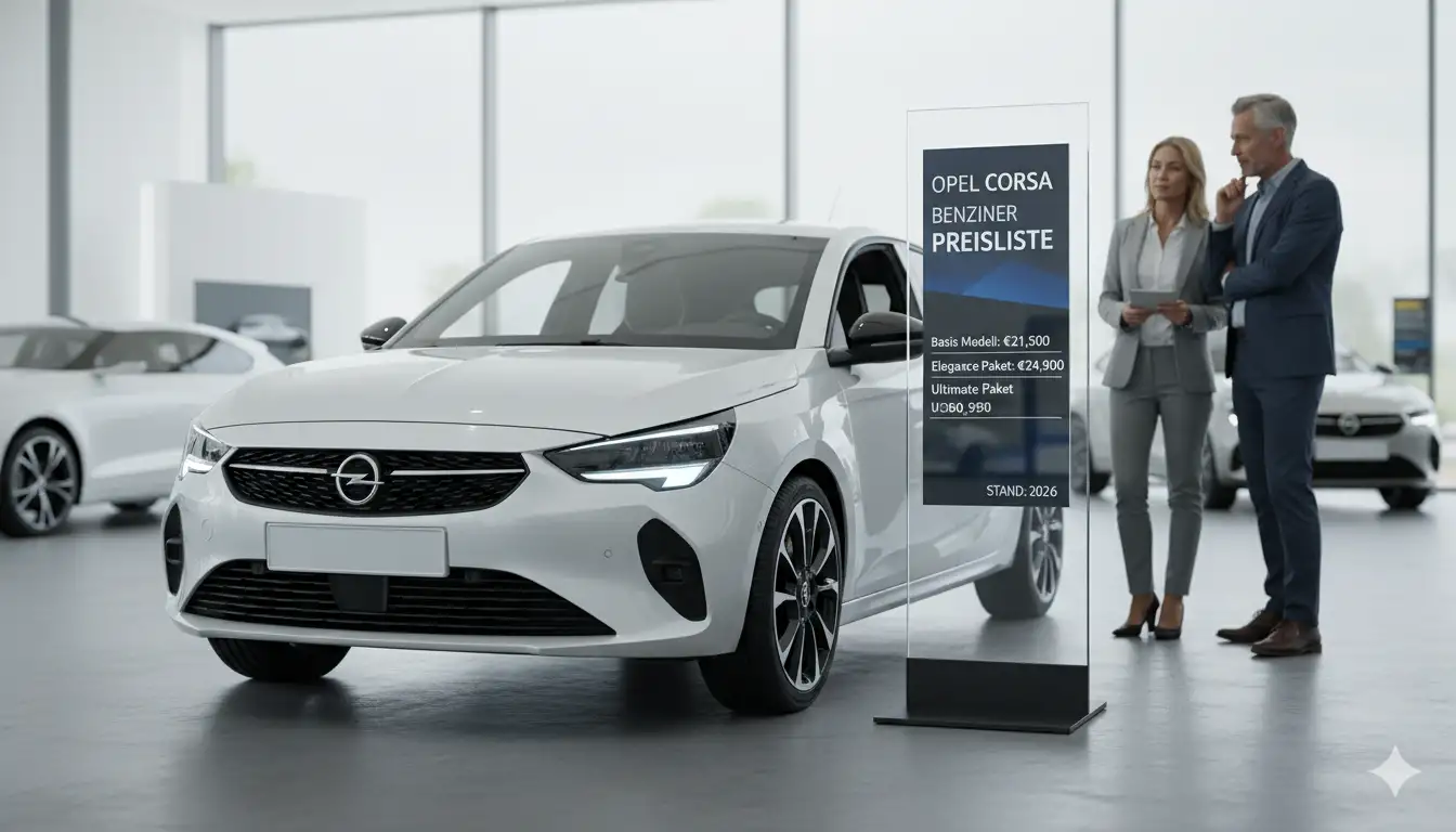 Was kostet ein neuer Opel Corsa Benziner 2026? Preisliste & Spartipps - KFZPick.de
