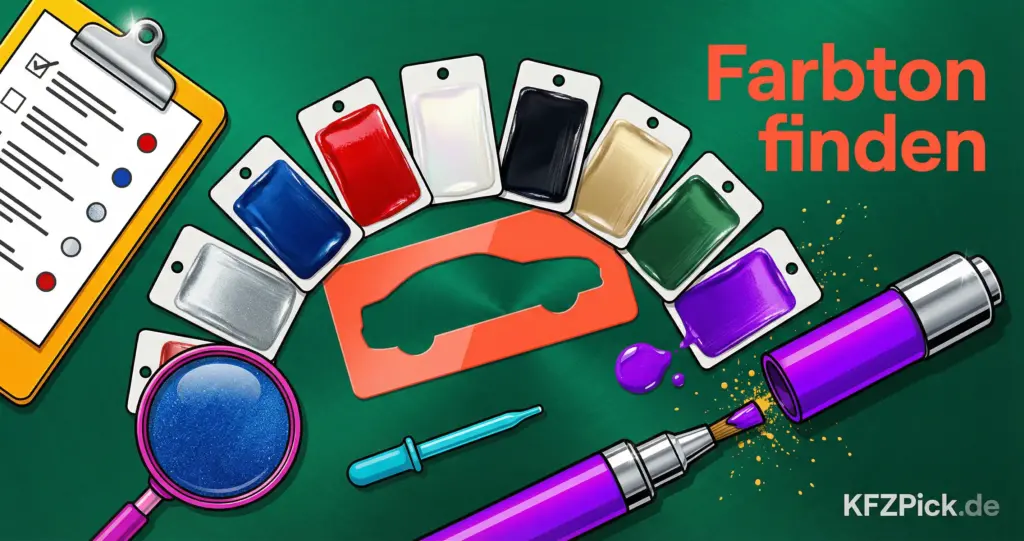 Welcher Lackstift passt zu welchem Auto? So finden Sie den richtigen Farbton - KFZPick.de