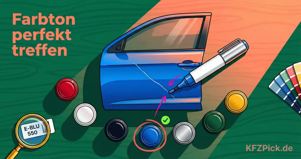 Welcher Lackstift passt zu welchem Auto? So finden Sie den richtigen Farbton - KFZPick.de