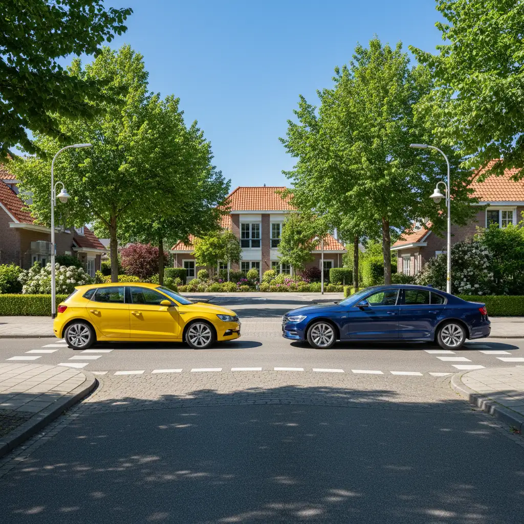 Welches Verhalten ist richtig? Gelbes Auto, Kreuzung & Vorfahrt – Alle Szenarien erklärt - KFZPick.de