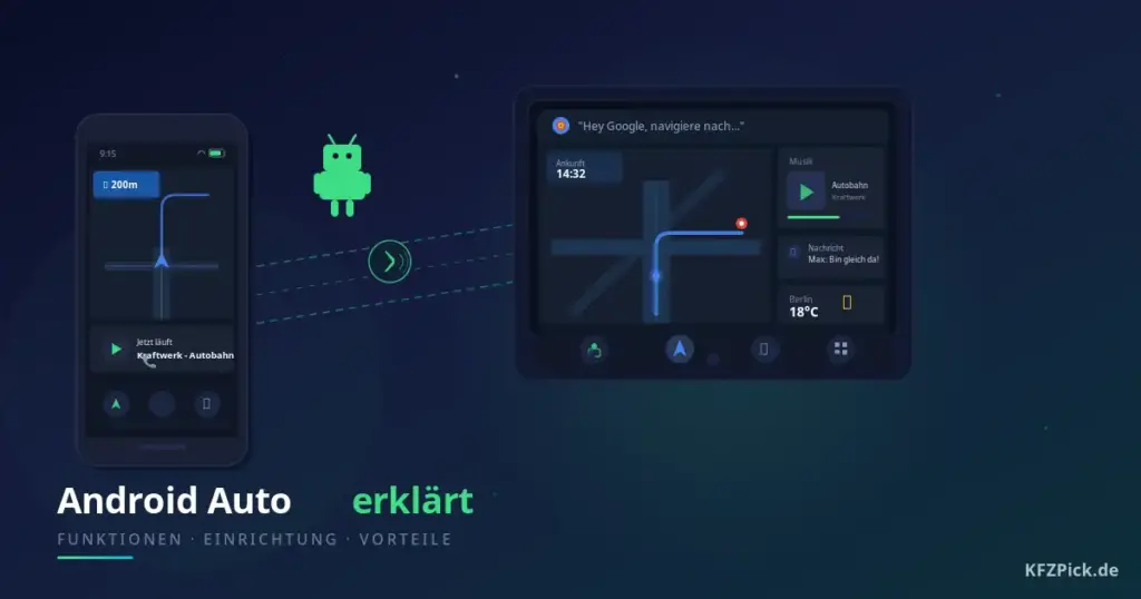 Was bedeutet Android Auto? Funktionen, Einrichtung & Vorteile - KFZPick.de