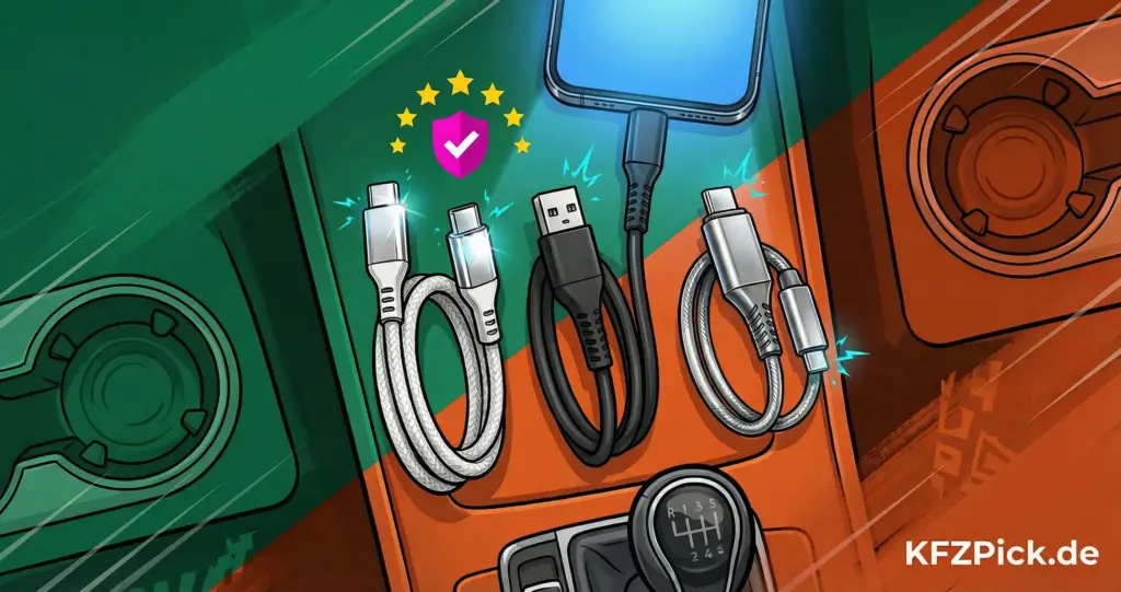 Welches USB-Kabel für Android Auto? Die besten Kabel und Adapter im Vergleich 2 Welches USB-Kabel für Android Auto? Die besten Kabel und Adapter im Vergleich - KFZPick.de