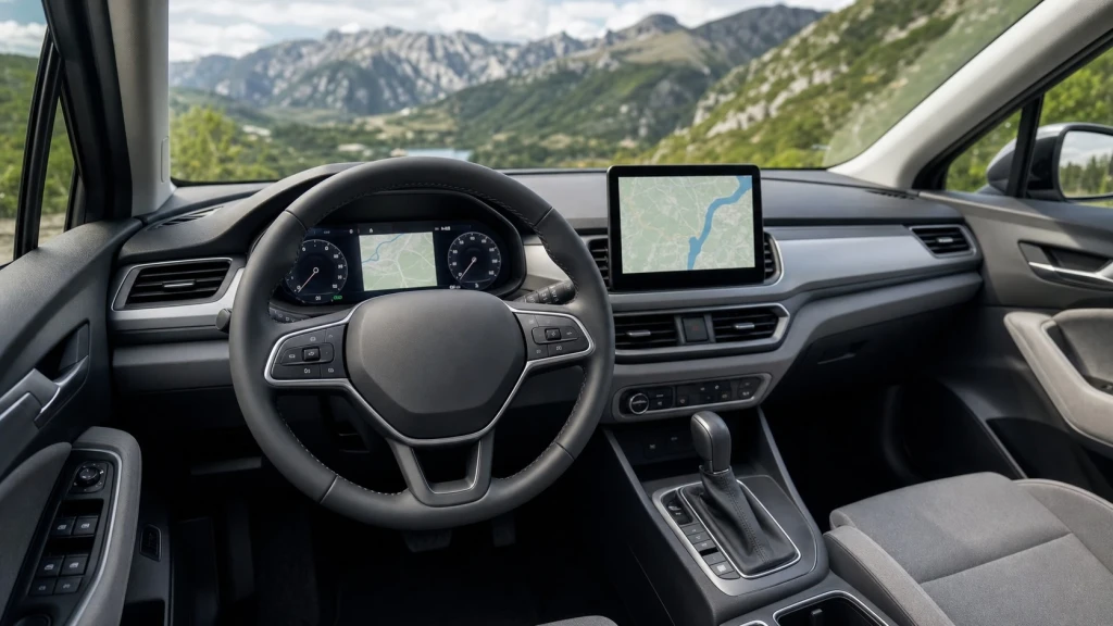 Der modern gestaltete Innenraum und das Cockpit des 2027 Honda CR-V mit 9-Zoll-Touchscreen