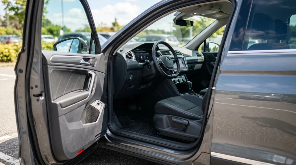 Die erhöhte Sitzposition eines Seniorenautos erleichtert das Ein- und Aussteigen.