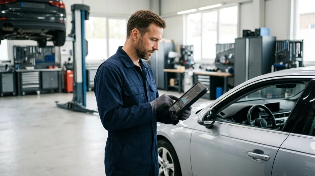 Serviceintervall zurücksetzen und Eintrag ins elektronische Serviceheft bei BMW