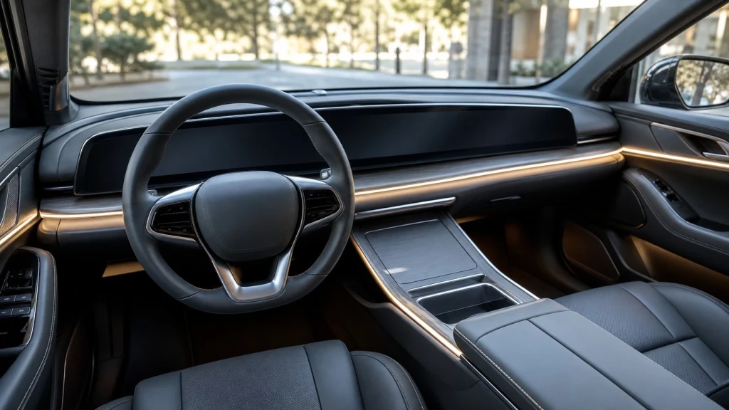 Hochwertige Innenausstattung und Armaturenbrett des BMW X5