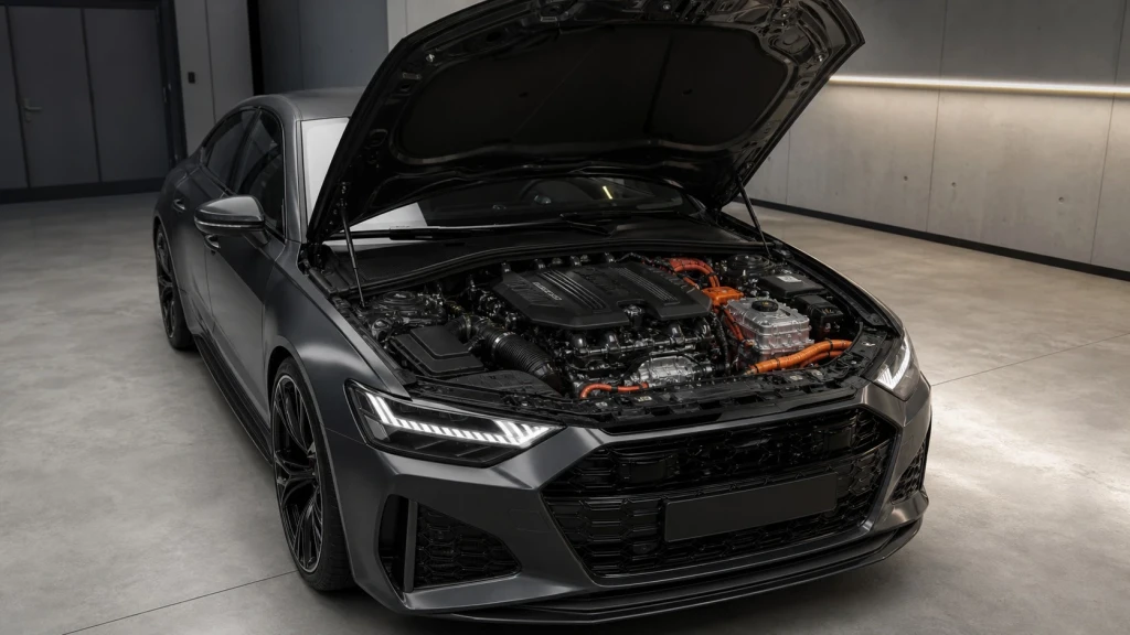 Der 727 PS starke Plug-in-Hybrid-Antrieb des BMW M5.