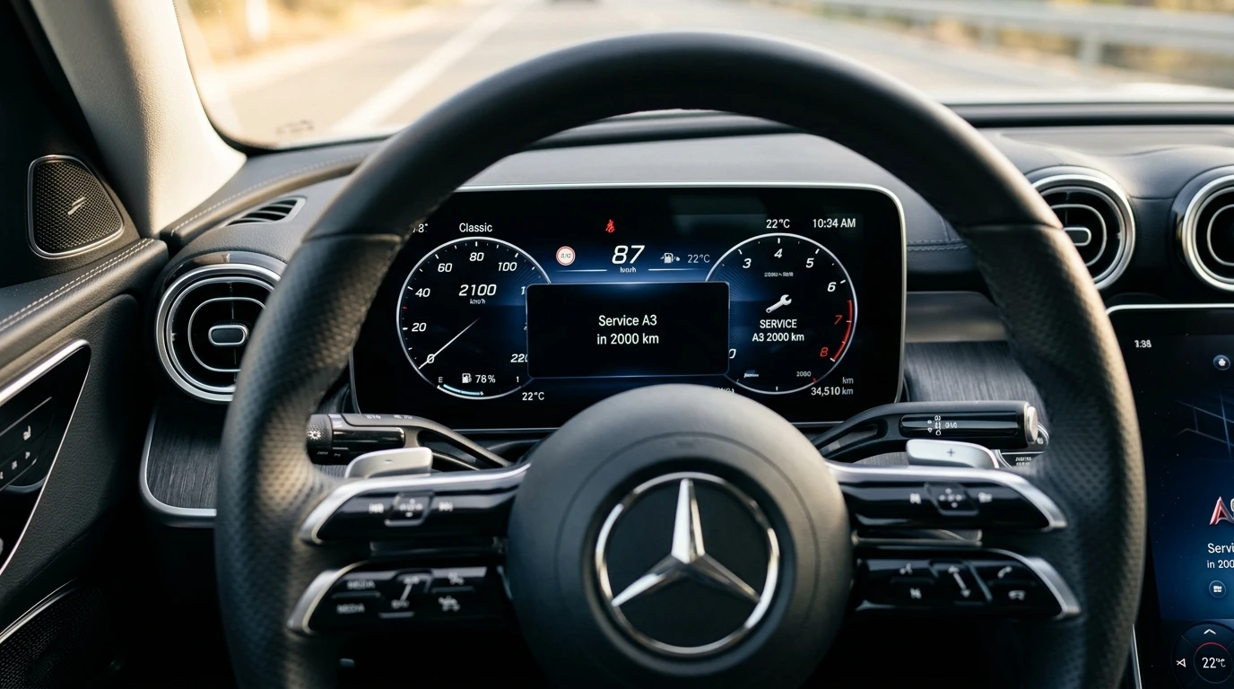 Was ist Service A bei Mercedes? Bedeutung, Umfang und alle Service-Codes