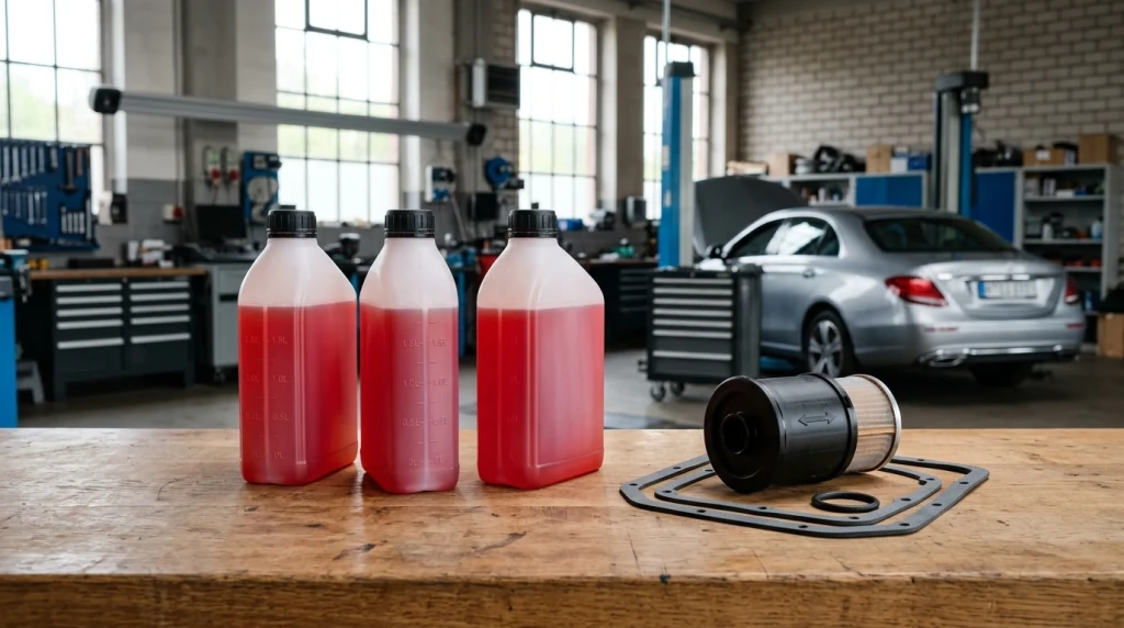 Getriebeöl-Kosten pro Liter für Mercedes Automatik (ATF-Öl und Ersatzfilter)
