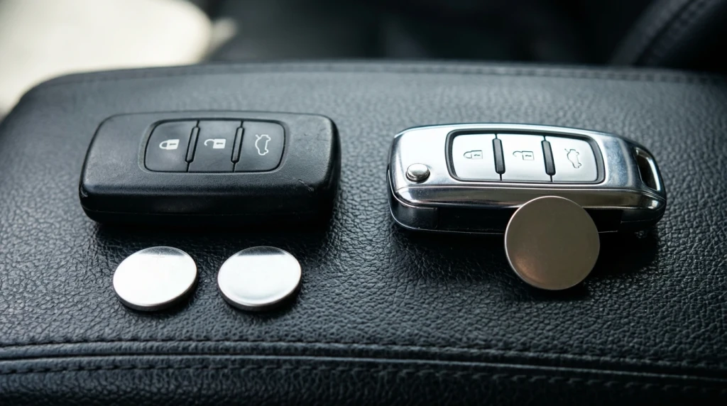 Zuordnung der Schlüsselbatterie für ältere Mercedes Smart Keys und neuere Chrome Keys