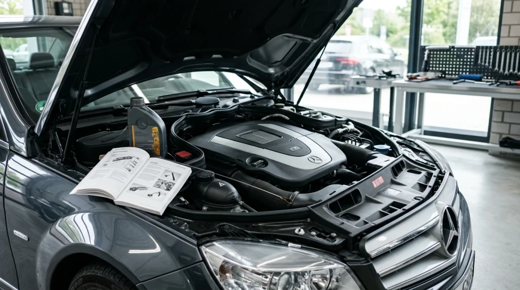 Welches Öl braucht mein Mercedes? MB-Freigabe, Viskosität und Füllmenge finden