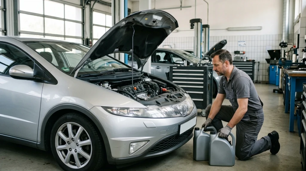 Welches Motoröl für welchen Honda Civic: Viskositäten 0W-20 und 5W-30 nach Generation