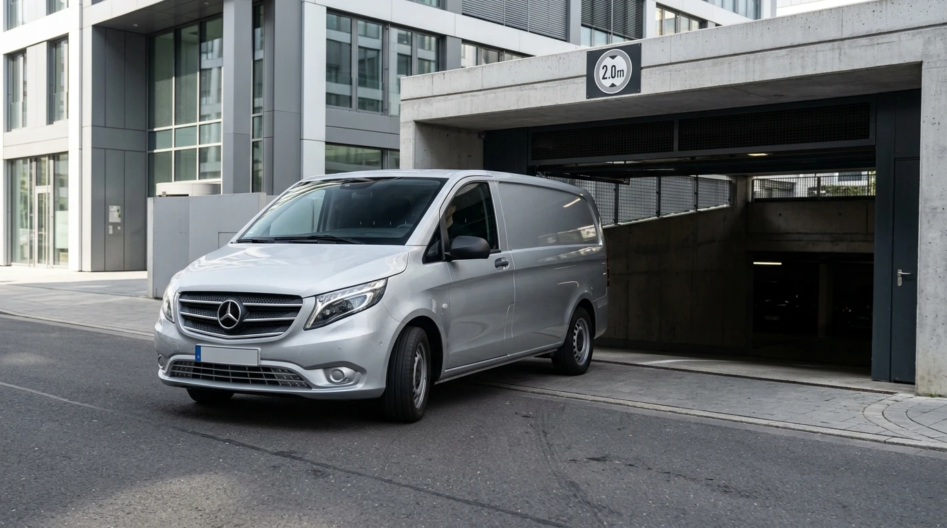 Wie hoch ist der Mercedes Vito? Höhe, Länge, Breite & Gewicht (W447)