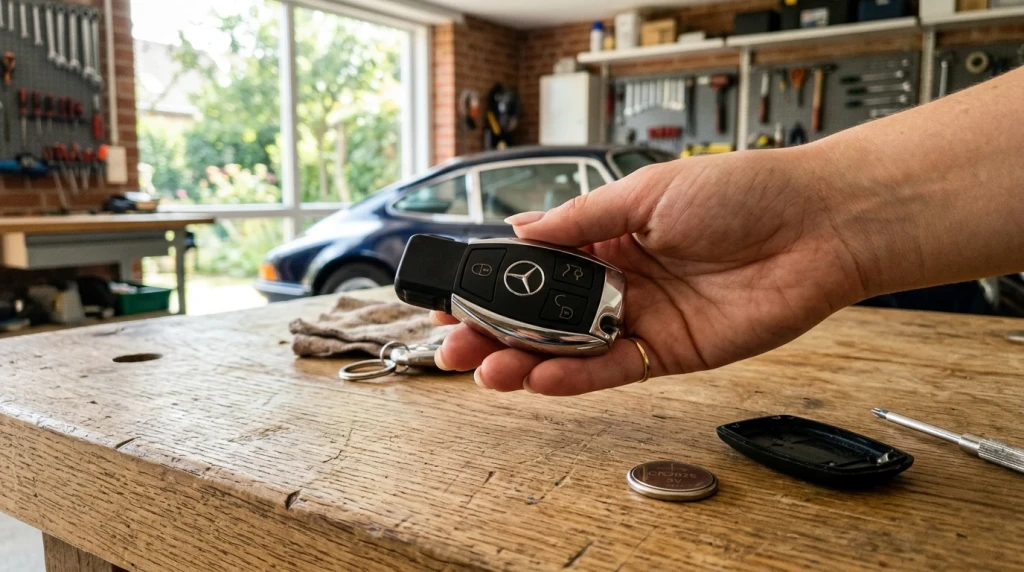 Mercedes-Schlüssel Batterie wechseln: Anleitung für alle Modelle (CR2025 & CR2032)