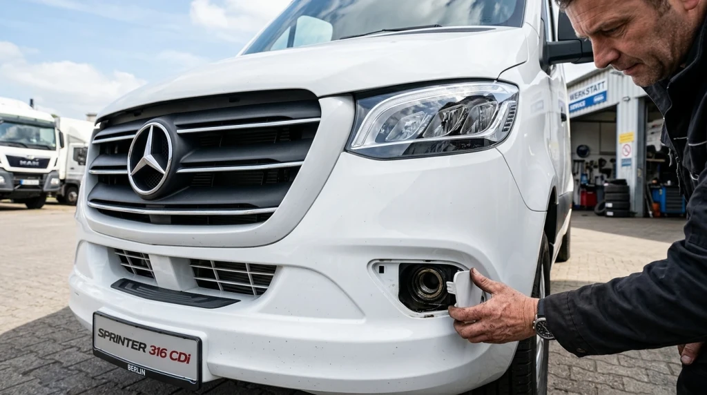 Wo ist der Abschlepphaken beim Mercedes Sprinter? Fundorte aller Bauteile